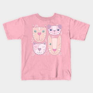 Cute Cats Kids T-Shirt